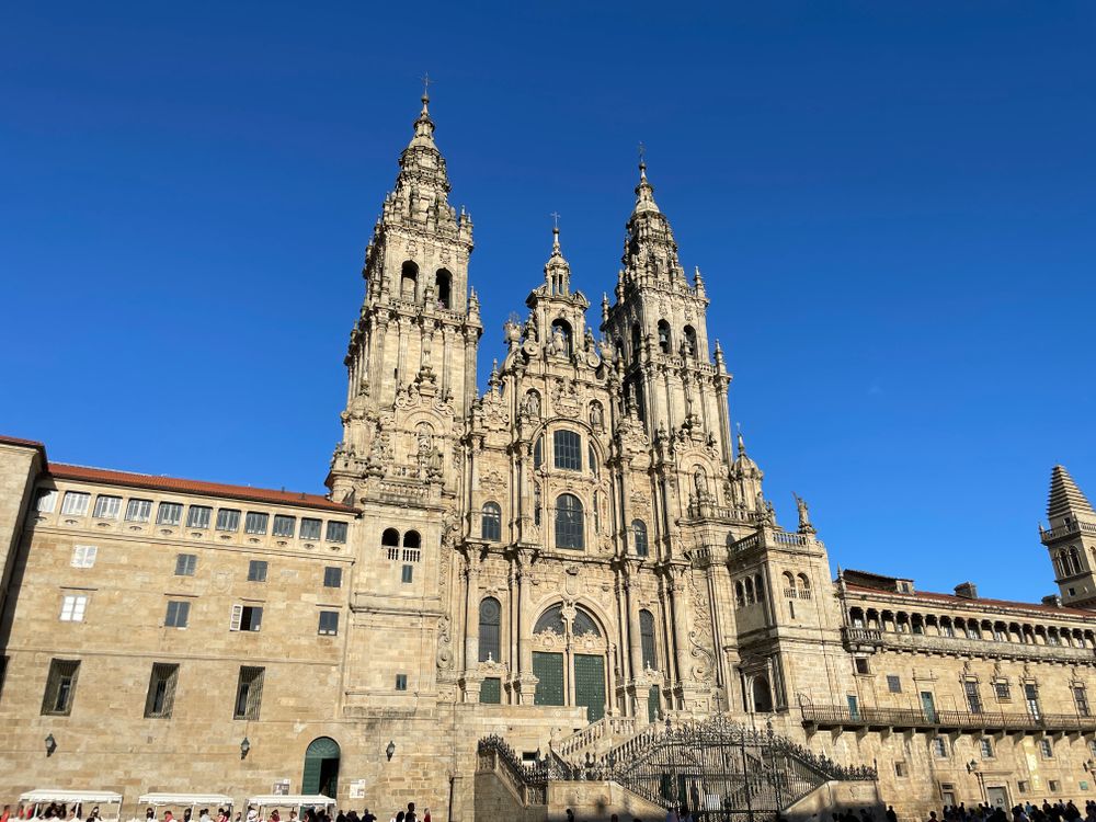 Fachada de la catedral de Santiago de Compostela